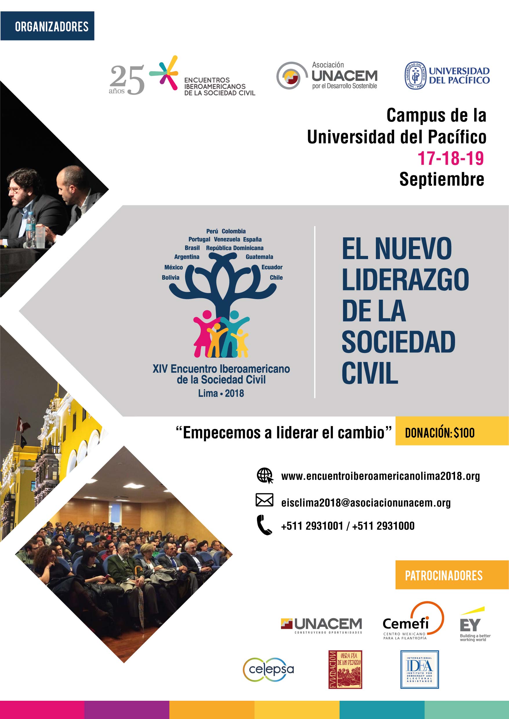 XIV Encuentro Iberoamericano de la Sociedad Civil – Lima 2018