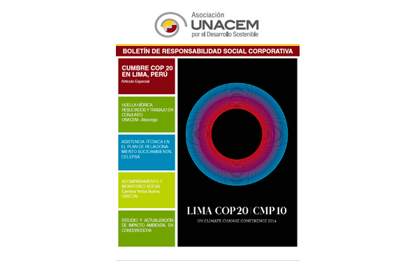 Boletín de Responsabilidad Social Corporativa No. 3 - Asociación UNACEM
