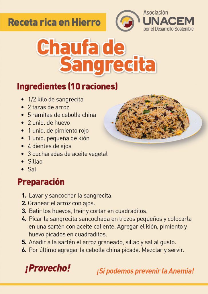 Chaufa de sangrecita - Asociación UNACEM